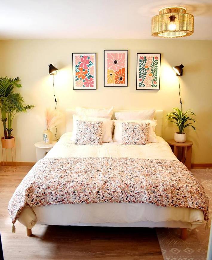 Appartement de vacances pour 3 personnes, avec jardin