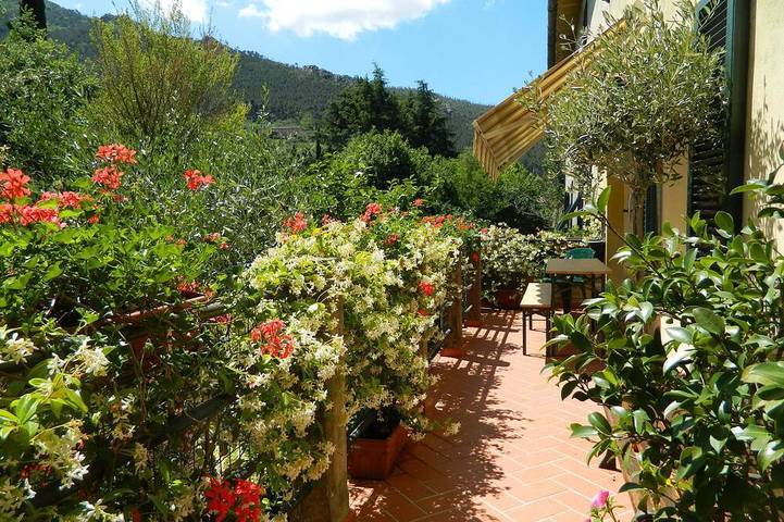 Ferienhaus für 9 Personen, mit Garten und Balkon
