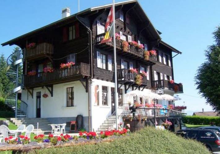 Hôtel pour 2 personnes, avec jardin ainsi que terrasse et vue, animaux acceptés à Vionnaz