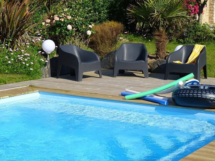 Gîte für 4 Personen, mit Terrasse und Garten sowie Pool