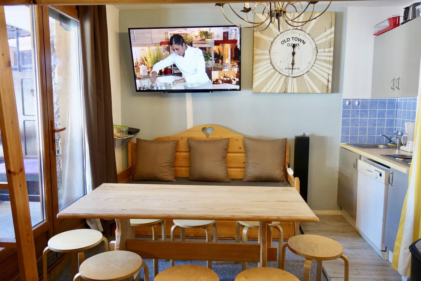 Estudio entero, Estudio para 9 personas con terraza in Station de Risoul, Risoul
