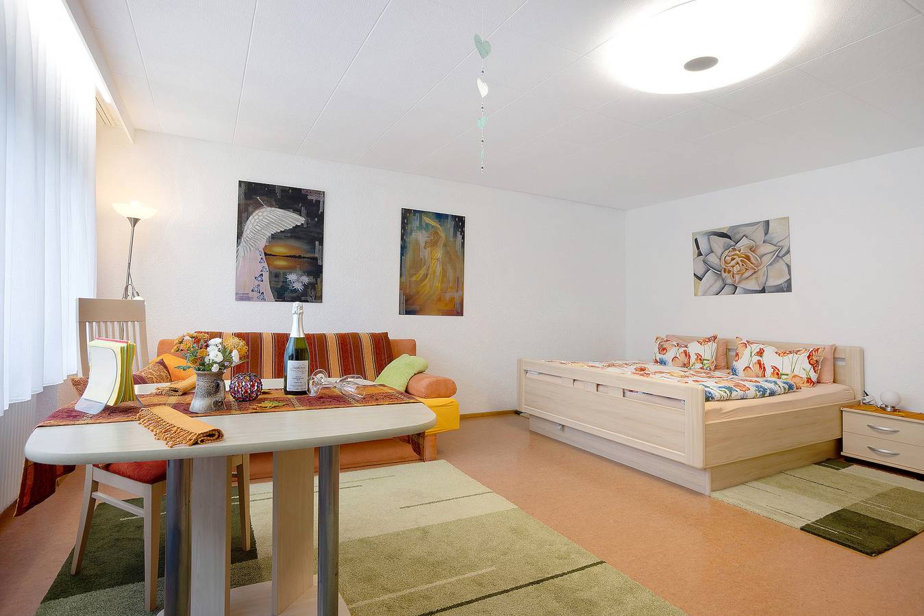 Ganze Wohnung, Apartment 'Grünfelder' mit Bergblick, Gemeinschaftsgarten und Wlan in Au (Schwarzwald), Südschwarzwald