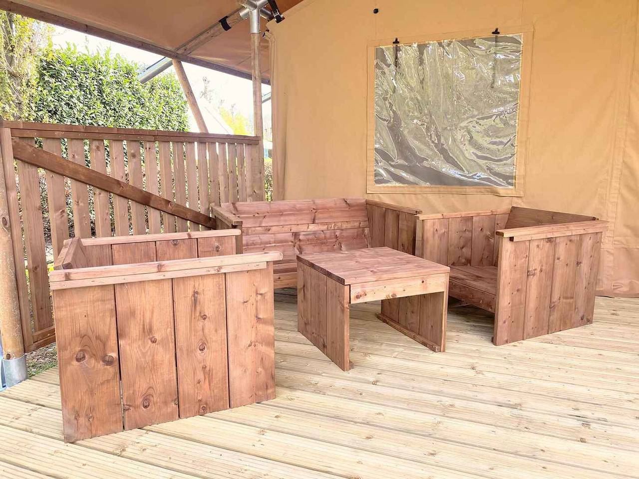 Vakantiepark Klein Strand - Glamping 4p in Jabbeke, Westflandern