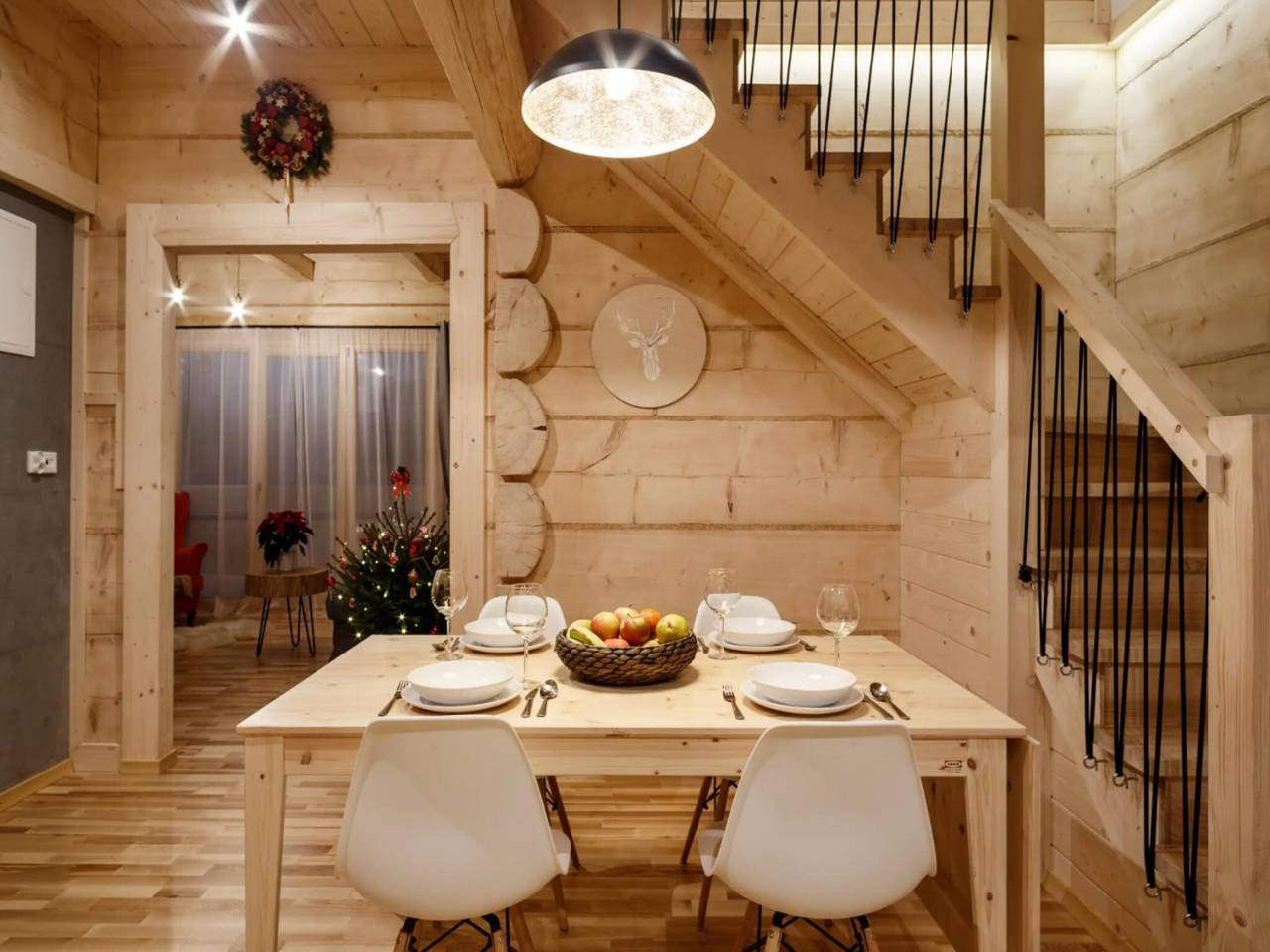 Komfortables Ferienhaus im Bergstil, Kaminofen in Zakopane, Karpaten (Polen)