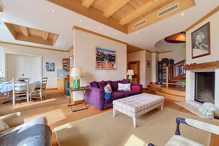 Ganze Wohnung, Gemütliche Wohnung für 6 Personen mit  W-Lan, TV, Terrasse, Haustiere erlaubt und Panoramablick in Crans-Montana, Sion - Sierre & Umgebung