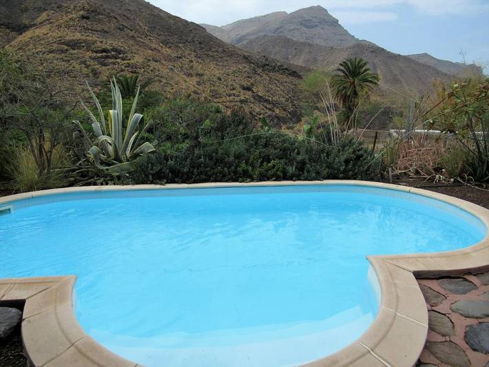 Ferienhaus für 3 Personen, mit Terrasse und Garten in El Risco