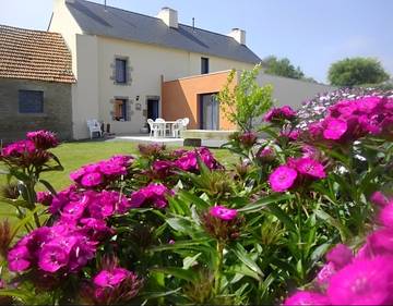 Gîte pour 6 personnes, avec terrasse et jardin dans le Finistère