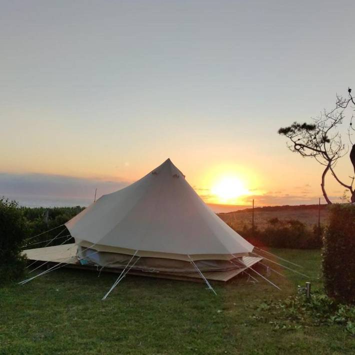 Tente pour 5 personnes, avec jardin et vue dans Asturies