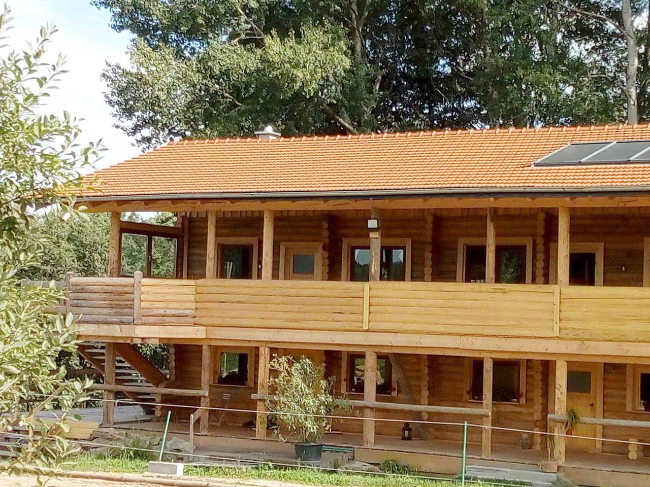 Reiterhof Mühlbauer - Hüttenappartement mit Holzofen und Veranda in Grattersdorf, Vorderer Bayerischer Wald
