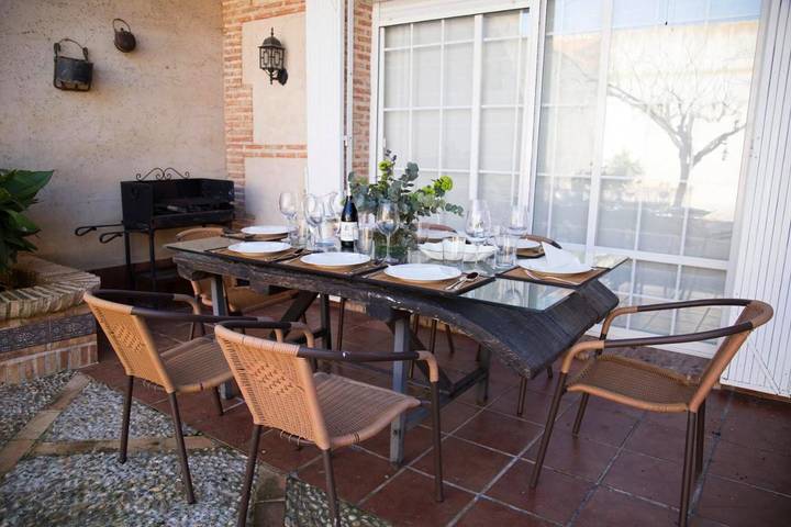 Casa rural para 12 personas, con jardín además de vistas y piscina en Campo de Calatrava - 4