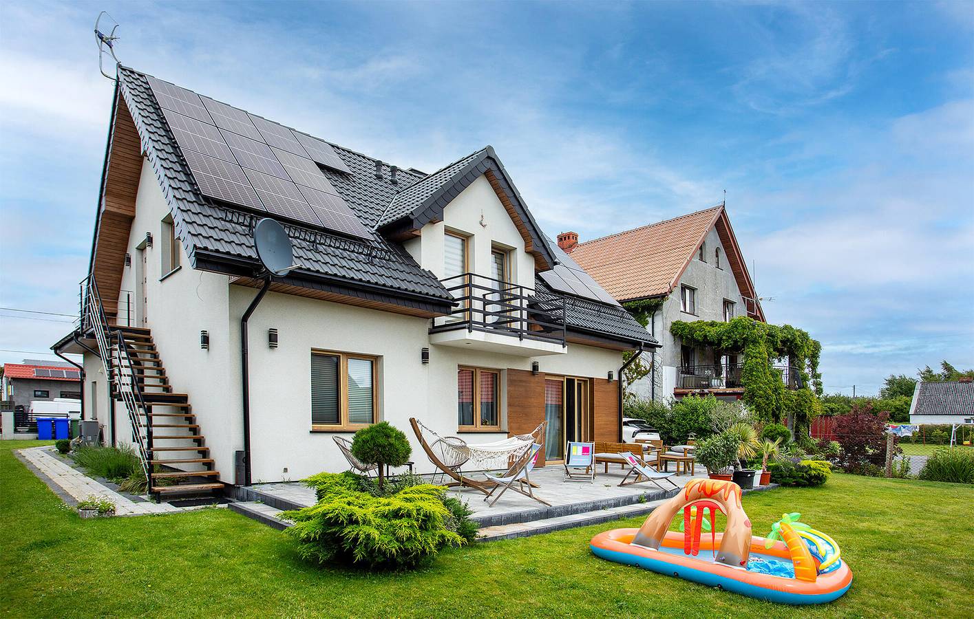 Ganze Ferienwohnung, Ferienwohnung für 4 Personen mit Terrasse in Nowęcin, Polnische Ostsee