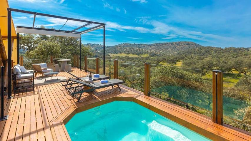 Casa rural para 2 personas, con piscina y terraza en Adamuz