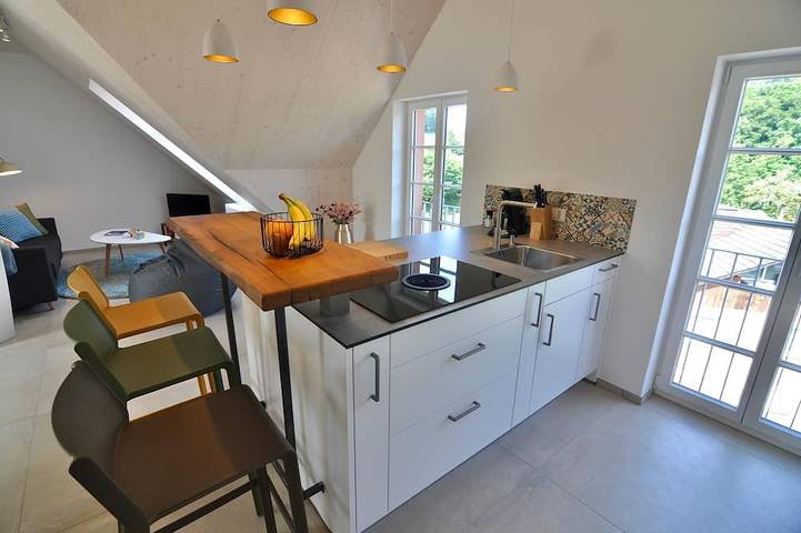 Ferienwohnung für 4 Personen, mit Terrasse und Garten