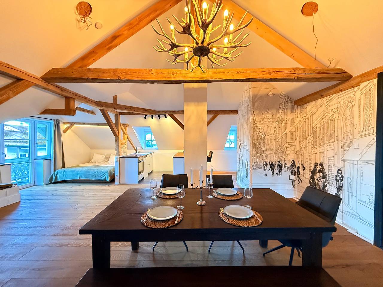 Ganze Ferienwohnung, Loft am Wappach - Loft am Wappach 120 qm max. 5 Personen in Bayerisch Gmain, Berchtesgadener Alpen