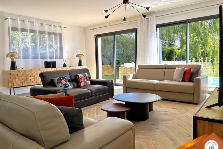 Villa pour 10 personnes, avec piscine ainsi que jardin et terrasse en Normandie - 3
