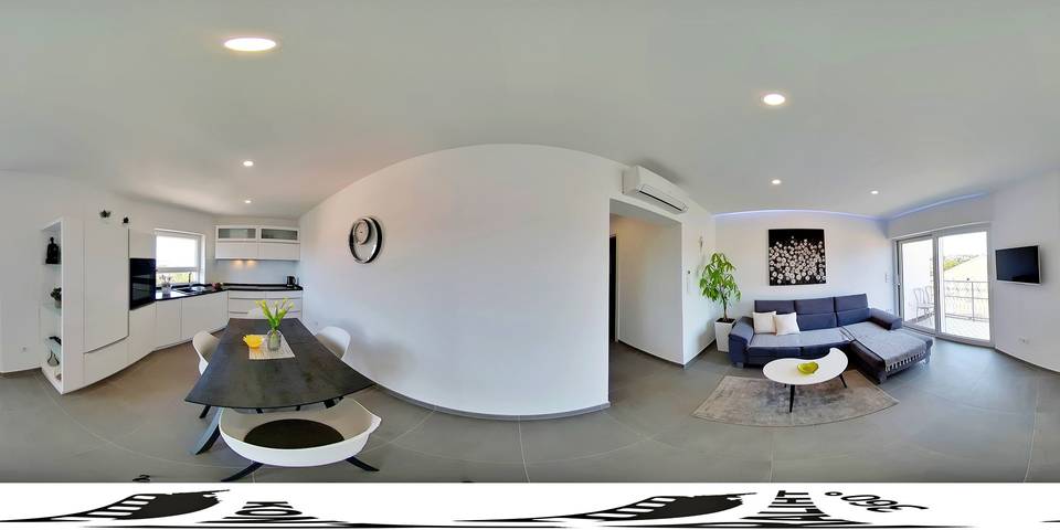 Ferienwohnung für 6 Personen, mit Balkon/Terrasse in Malinska