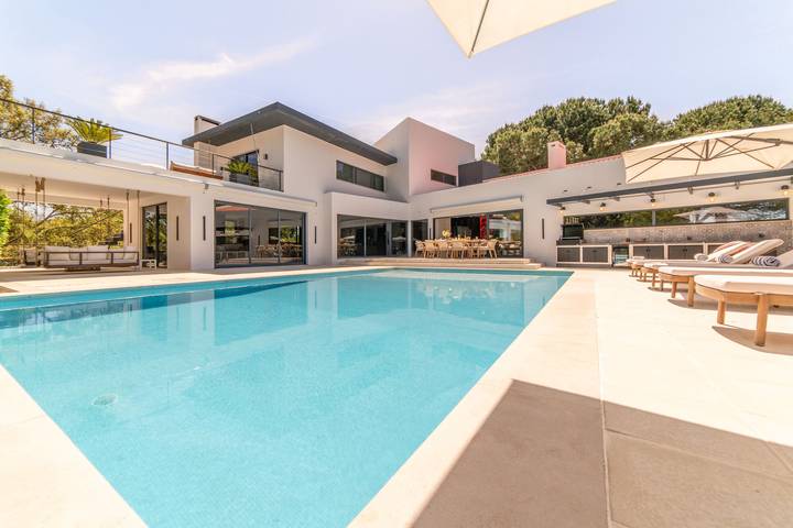 Casa de férias para 12 pessoas, com Jardim e Vista em Quinta do Conde