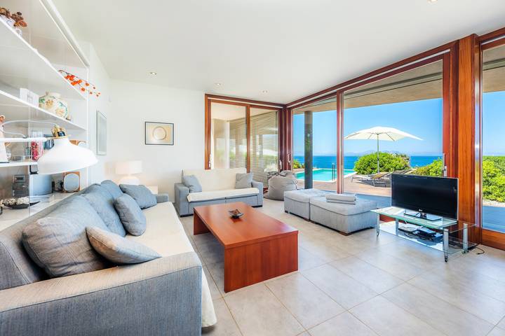 "Villa Espacio" con vistas al mar, jardín, piscina, Wi-Fi y terraza in Betlem, Artà