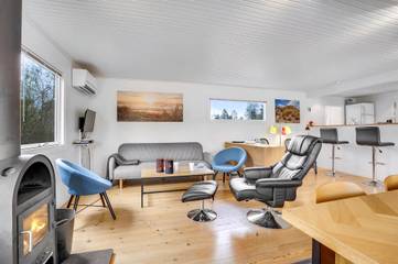 Chalet für 8 Personen, mit Sauna und Garten sowie Terrasse auf Seeland