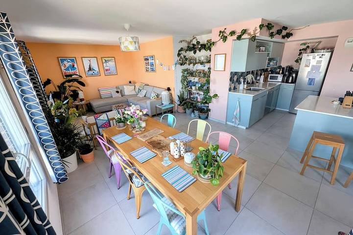 Appartement de vacances pour 8 personnes, avec balcon