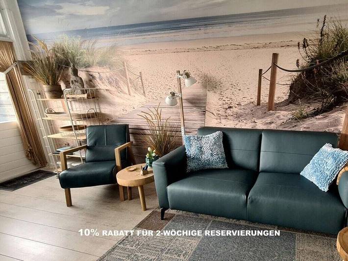 Lodge voor 2 personen, met Terras en Tuin in Callantsoog