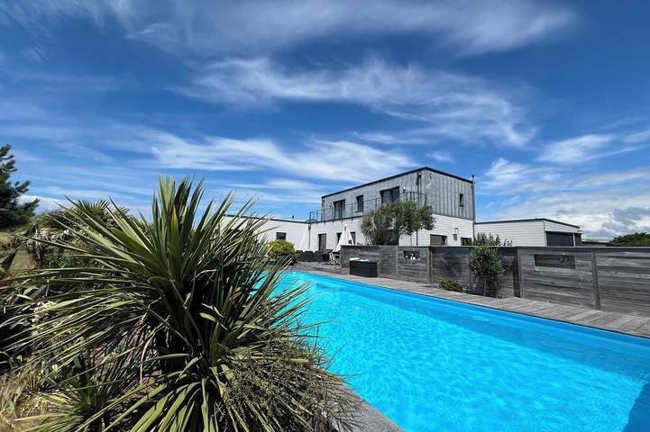 Villa pour 8 personnes, avec jardin et balcon