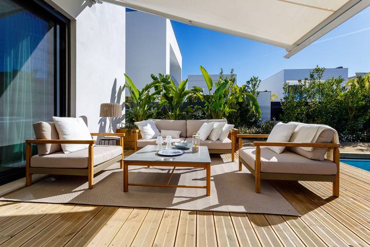 Villa para 10 pessoas, com Terraço e Jardim em Tavira