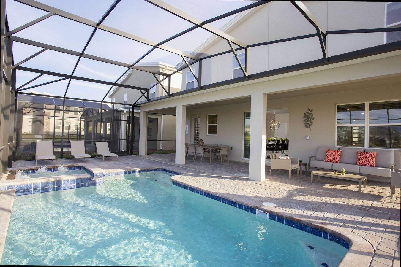 Fantastic Eight Bedrooms Sf w Screened Pool at Storey Lake Resort 2887 in Condado de Osceola