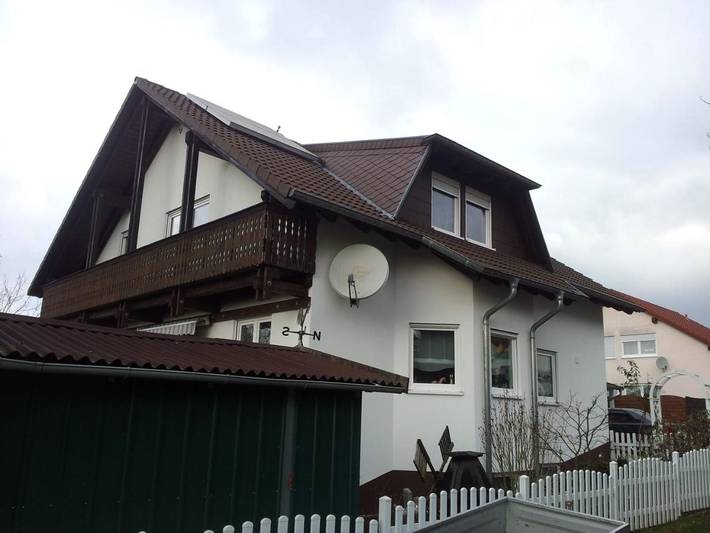 Ferienwohnung für 6 Personen, mit Terrasse und Garten sowie Ausblick