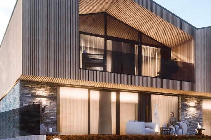 Chalet für 6 Personen, mit Sauna und Balkon sowie Whirlpool und Garten