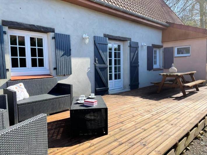 Location de vacances pour 7 personnes, avec jardin et piscine à Lottinghen - 3