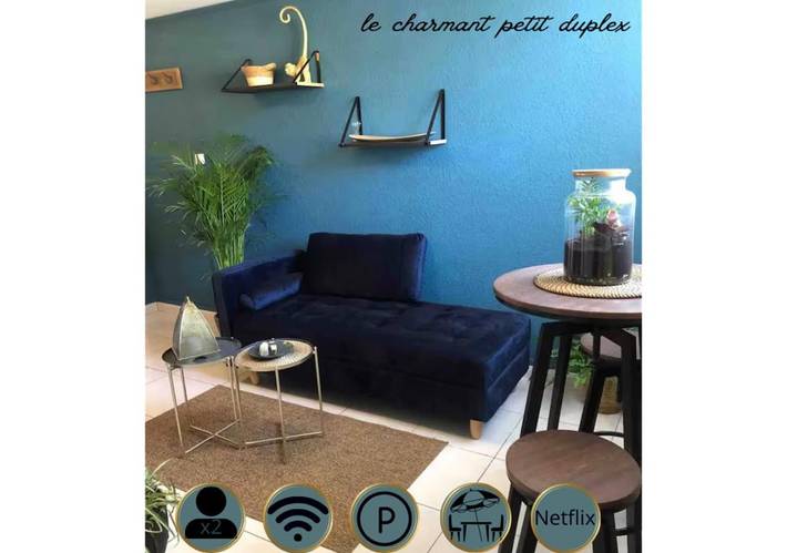 Location de vacances pour 2 personnes, avec vue et balcon à Castelnau-le-Lez