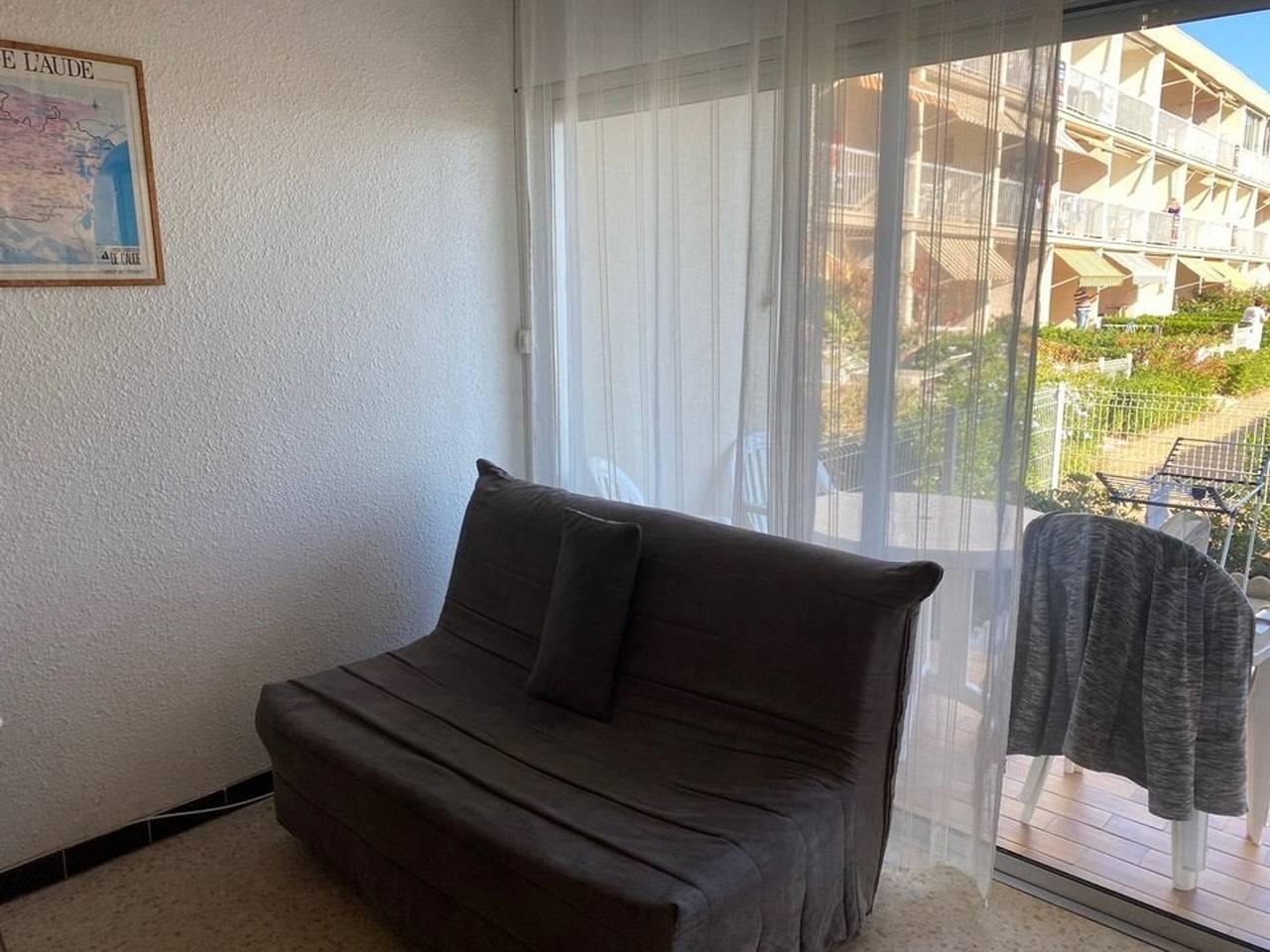 Ganze Wohnung, Gemütliches Studio-Apartment mit Terrasse, Haustiere erlaubt in Balaruc-les-Bains in Balaruc-les-Bains, Côte d'Améthyste