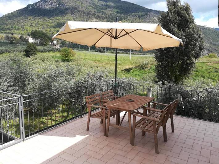 Appartamento per 7 persone, con Balcone e Terrazza nonché Panorama a Sermoneta