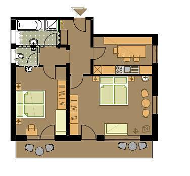 Ferienwohnung für 4 Personen, mit Balkon und Garten in Burgberg im Allgäu - 2