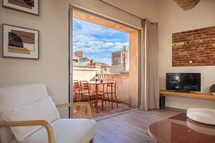 Appartement de vacances pour 6 personnes, avec vue et terrasse