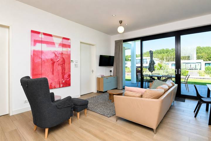 Bungalow für 8 Personen, mit Balkon/Terrasse und Terrasse sowie Garten und Seeblick am Veluwemeer - 3