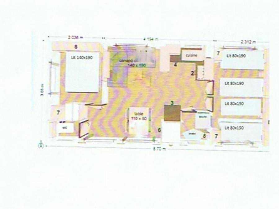Camping du Pont De Vicq en Perigord - Mobilhome 6 personnes - Mobil-home 1 à 6 personnes in Le Buisson-de-Cadouin, Périgord Pourpre