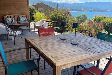 Villa pour 9 personnes, avec jardin dans Sagone