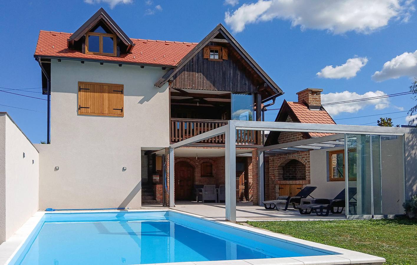 Ferienhaus für 4 Personen mit Terrasse in Zagreb und Umgebung