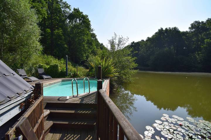 Maison de campagne pour 4 personnes, avec piscine dans le Lot-et-Garonne