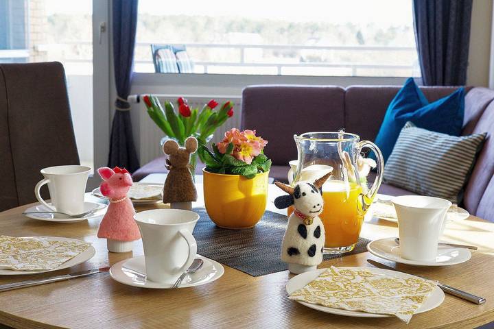Ferienwohnung für 4 Personen, mit Ausblick und Balkon sowie Sauna in Sahlenburg - 2