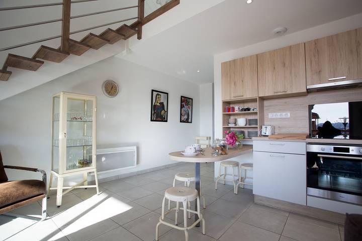 Appartement entier, Appartement de vacances pour 8 personnes avec terrasse in Biscarrosse Plage, Biscarrosse