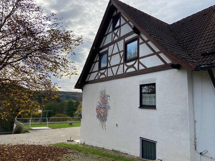 Ferienhaus für 3 Personen, mit Balkon/Terrasse und Terrasse sowie Pool in Franken - 3