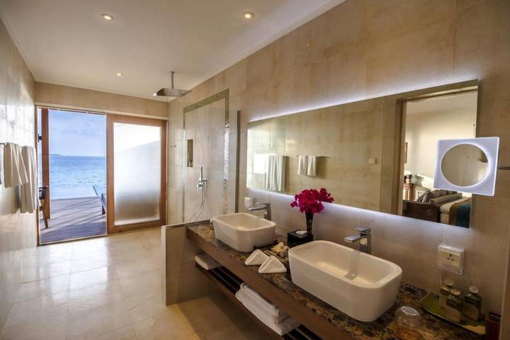 Station pour 3 personnes, avec vue ainsi que jardin et piscine dans Maldives - 3