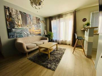 Gîte pour 2 personnes, avec terrasse à Mantes-la-Ville