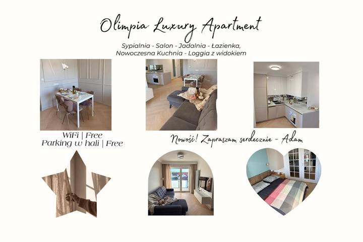 Apartament wakacyjny dla 4 osób, z widok i basen dla dzieci oraz balkon w Lębork