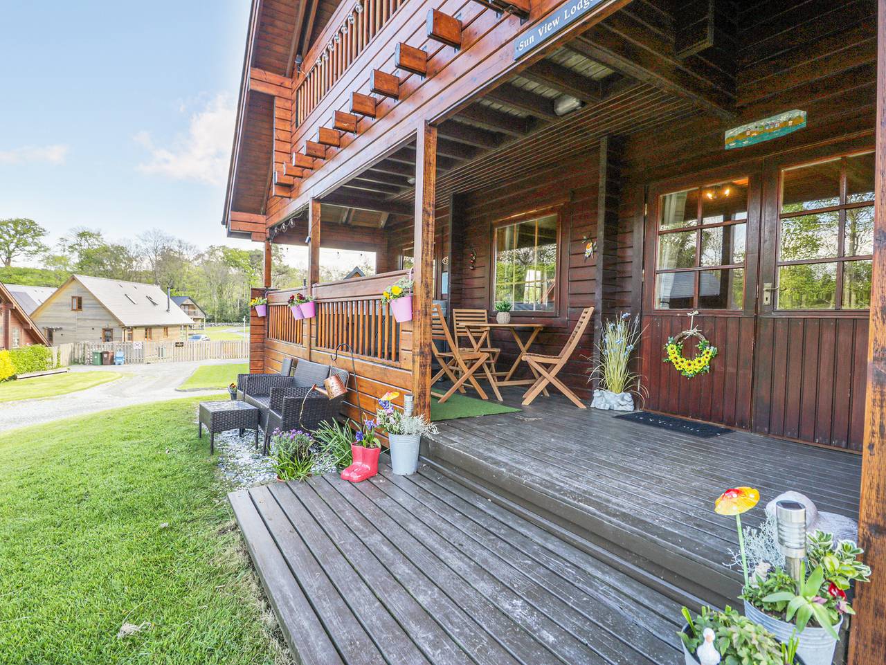 Sun View Lodge in Llanbedr, Snowdonia