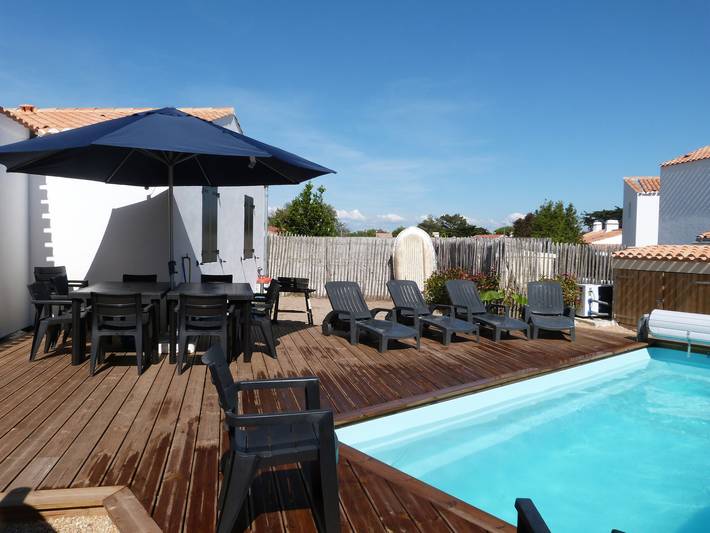 Location de vacances pour 10 personnes, avec terrasse et jardin dans Plage De La Bosse L Epine - 4