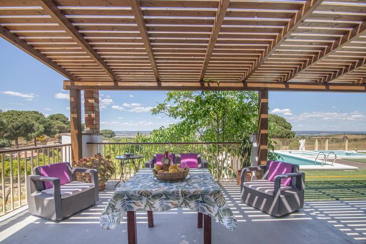 Casa rural para 8 personas, con Balcón además de Jardín y Piscina para niños en Moguer - 3